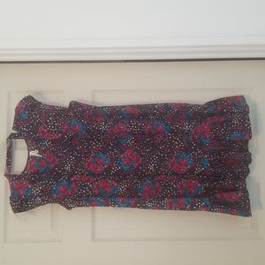 Used I Love H81 multicolored mini dress, short sleeves. S/P.